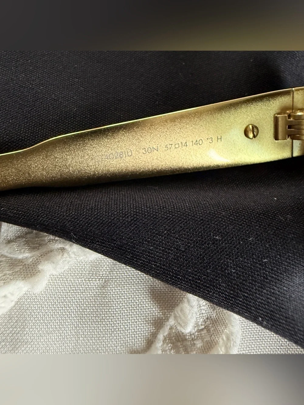 Celine Triomphe 57mm Pilot Sunglasses, New with Tags - Picture 6 of 15